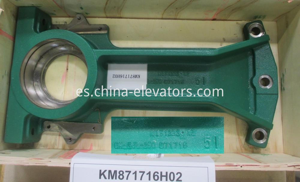 Kone MX18 Soporte de rodamiento KM871716H02 KONE MX18 Bearing Support KM871716H02